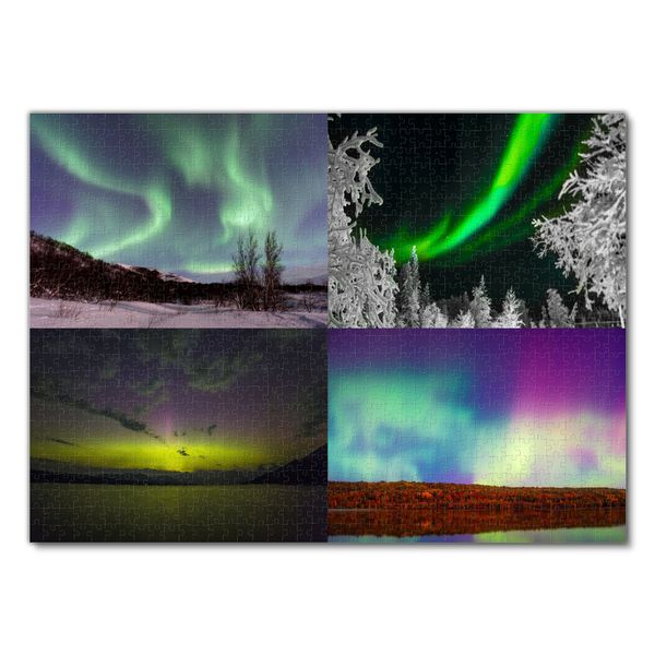 Produktbild: Lais Puzzle Collage Nordlicht 1000 Teile