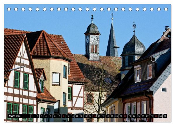 Produktbild: Schl&uuml;chtern 2026 (Tischkalender 2026 DIN A5 quer), CALVENDO Monatskalender