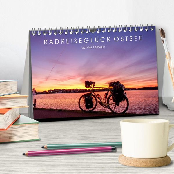 Produktbild: Radreisegl&uuml;ck Ostsee (Tischkalender 2026 DIN A5 quer), CALVENDO Monatskalender