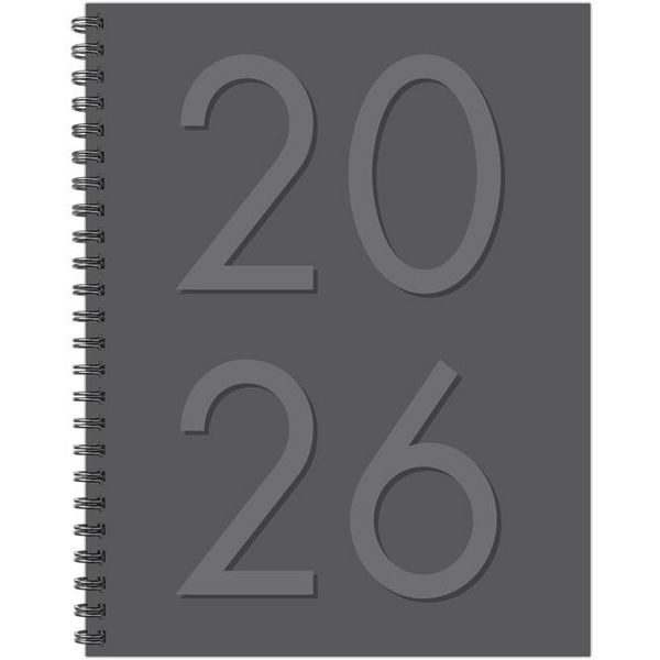Produktbild: Charcoal 2026 8.5 X 11 Weekly Monthly Softcover Planner