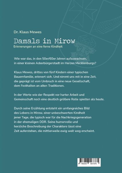 Produktbild: Damals in Mirow