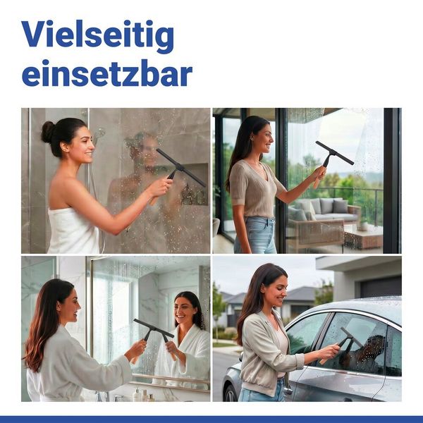 Produktbild: Turbo-Loc&reg; Duschabzieher Mod. Bambusa, aus Bambus und Edelstahl
