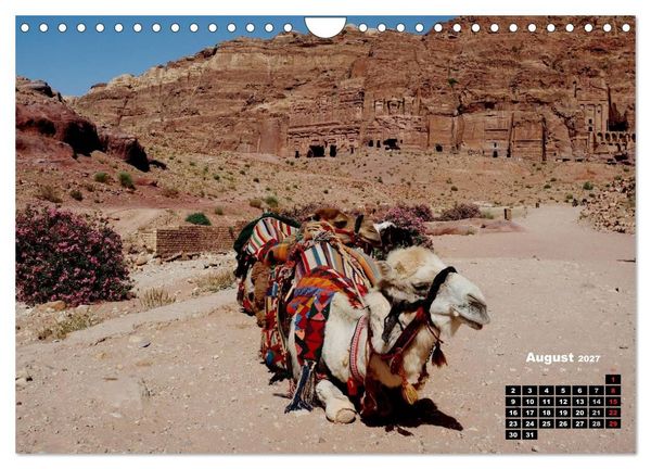 Produktbild: Petra - Felsenstadt in der W&uuml;ste (Wandkalender 2027 DIN A4 quer), CALVENDO Monatskalender