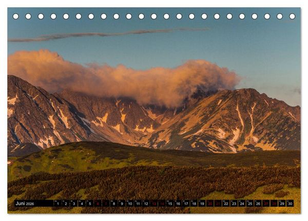 Produktbild: Berge. Polen (Tischkalender 2026 DIN A5 quer), CALVENDO Monatskalender