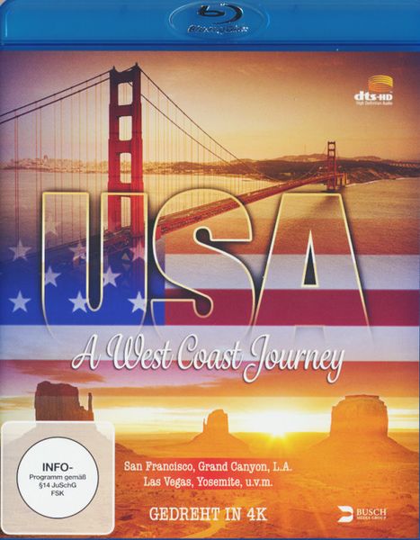 Produktbild: USA - A West Coast Journey (Mastered in 4K)