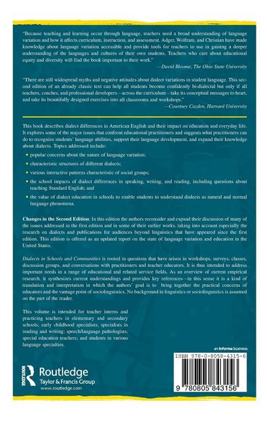 Produktbild: Dialects in Schools and Communities