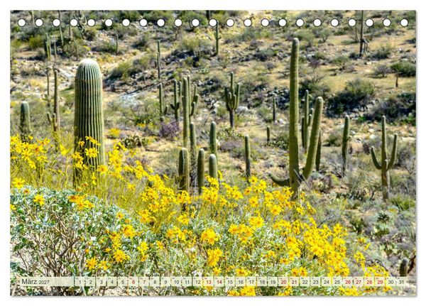 Produktbild: Unterwegs in ARIZONA (Tischkalender 2027 DIN A5 quer), CALVENDO Monatskalender
