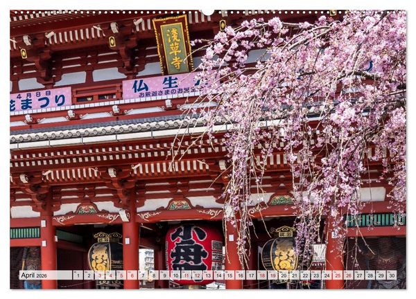 Produktbild: Tokio - Das Herz Japans (hochwertiger Premium Wandkalender 2026 DIN A2 quer), Kunstdruck in Hochglanz