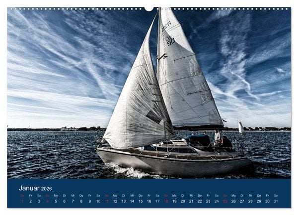 Produktbild: Segelregatta (Wandkalender 2026 DIN A2 quer), CALVENDO Monatskalender