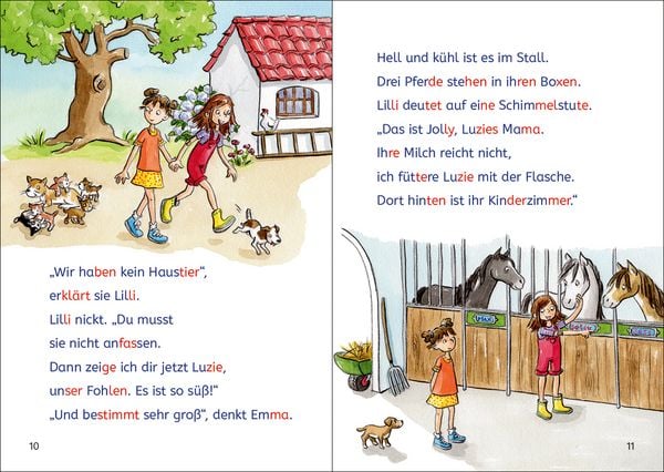 Produktbild: Die besten Silbengeschichten zum Lesenlernen - Pferde und Ponys