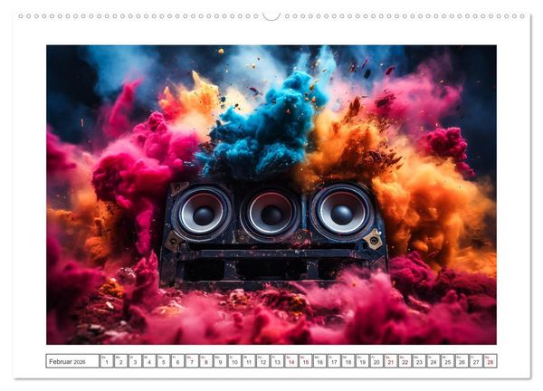 Produktbild: Konzert der Farben (Wandkalender 2026 DIN A2 quer), CALVENDO Monatskalender