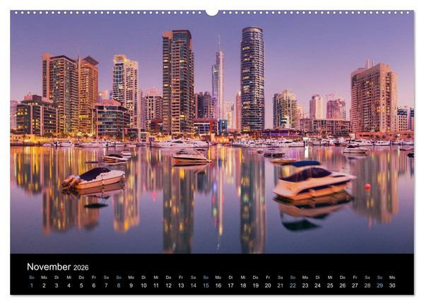 Produktbild: Metropolen zur blauen Stunde 2026 (Wandkalender 2026 DIN A2 quer), CALVENDO Monatskalender