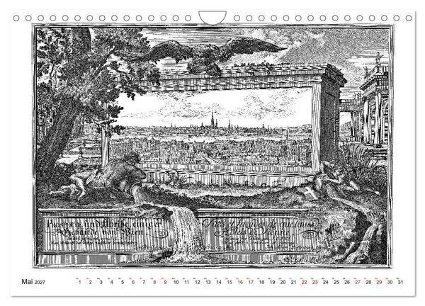 Produktbild: TU FELIX AUSTRIA - Wien in alten Ansichten (Wandkalender 2027 DIN A4 quer), CALVENDO Monatskalender