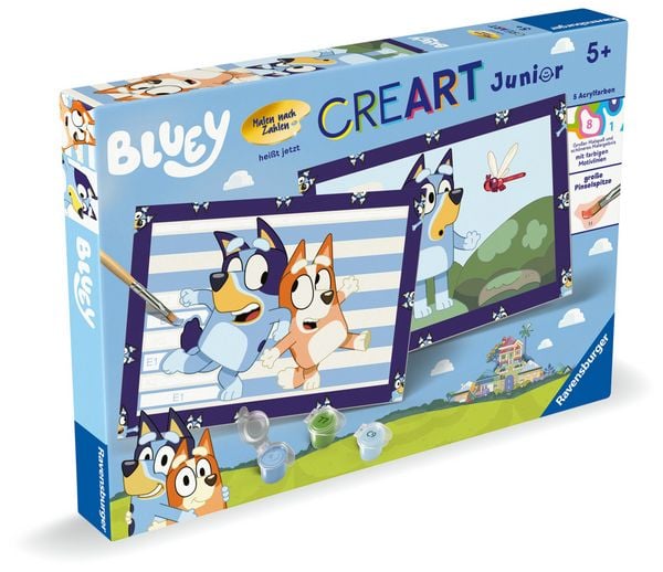 Produktbild: CreArt, Malen nach Zahlen Junior - Bluey