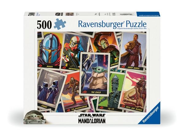 Produktbild: Erwachsenenpuzzle 500 Teile - Star Wars The Mandalorian - Auf der Suche nach dem Kind