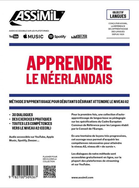 Produktbild: Apprendre Le Neerlandais - niveau A2