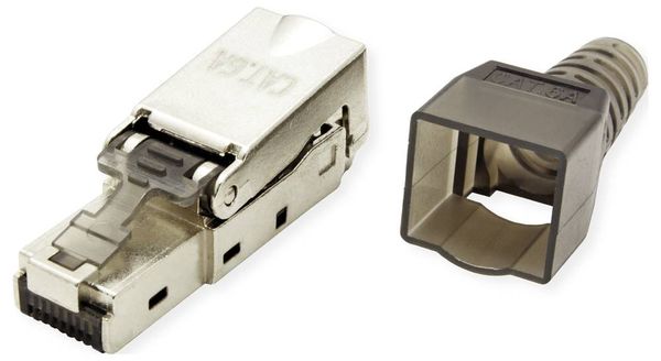 Produktbild: Value 26.99.0373 VALUE feldkonfektionierbarer RJ-45 Stecker Kat.6A (Class EA), STP 26.99.0373 Silber 1 St.