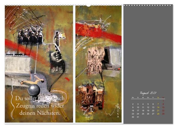 Produktbild: Luther im Netz (hochwertiger Premium Wandkalender 2027 DIN A2 quer), Kunstdruck in Hochglanz