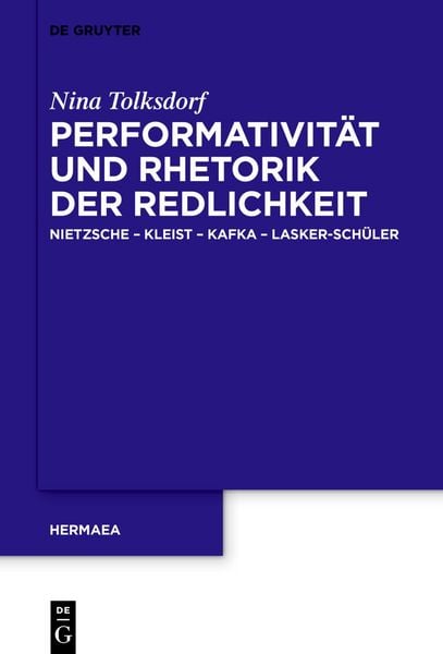 Produktbild: Performativit&auml;t und Rhetorik der Redlichkeit
