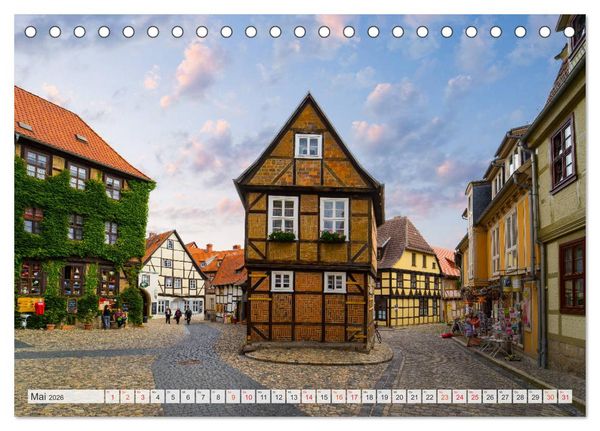 Produktbild: Quedlinburg Impressionen (Tischkalender 2026 DIN A5 quer), CALVENDO Monatskalender