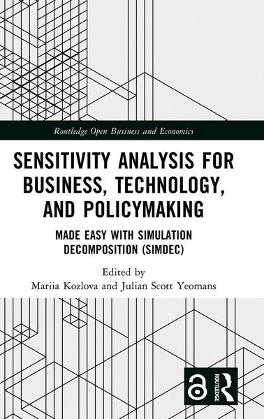 Produktbild: Sensitivity Analysis for Business, Technology, and Policymaking