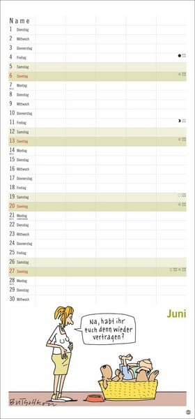 Produktbild: Peter Butschkow: Familienplaner 2027