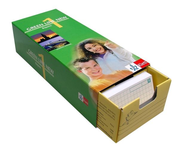 Green Line New Bayern 1 - Vokabel-Lernbox zum Schülerbuch, Taschenbuch von , Klett Lerntraining bei PONS Langenscheidt GmbH, 978-3-12-924004-5
