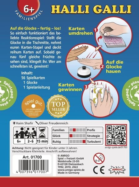 Halli Galli, Kartenspiel