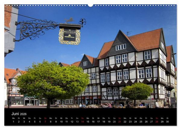 Produktbild: Wolfenb&uuml;tteler Stadtansichten (Wandkalender 2026 DIN A2 quer), CALVENDO Monatskalender