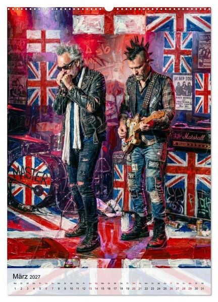 Produktbild: Punk 76 (Wandkalender 2027 DIN A2 hoch), CALVENDO Monatskalender
