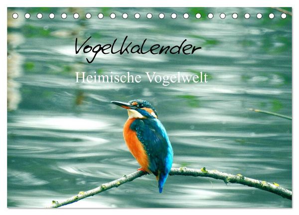 Vogelkalender (Tischkalender 2026 DIN A5 quer), CALVENDO Monatskalender