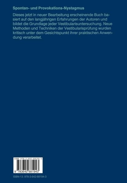 Produktbild: Spontan- und Provokations-Nystagmus