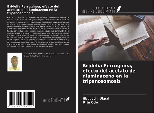 Produktbild: Bridelia Ferruginea, efecto del acetato de diaminazeno en la tripanosomosis