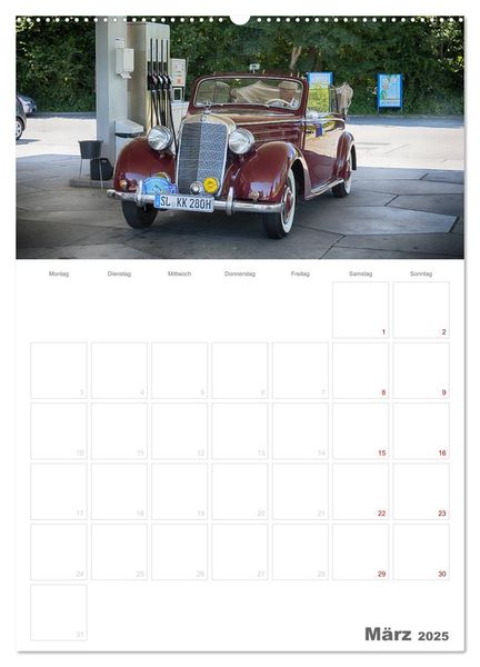 Produktbild: Mercedes Benz 170 SCB (hochwertiger Premium Wandkalender 2025 DIN A2 hoch), Kunstdruck in Hochglanz