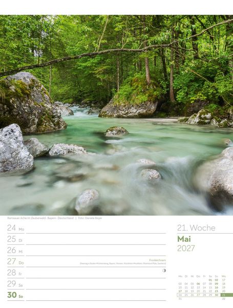 Produktbild: Unser Wald Wochenplaner Kalender 2027
