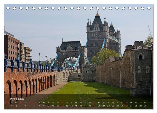 Produktbild: London (Tischkalender 2026 DIN A5 quer), CALVENDO Monatskalender