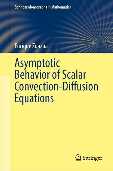 Produktbild: Asymptotic Behavior of Scalar Convection-Diffusion Equations