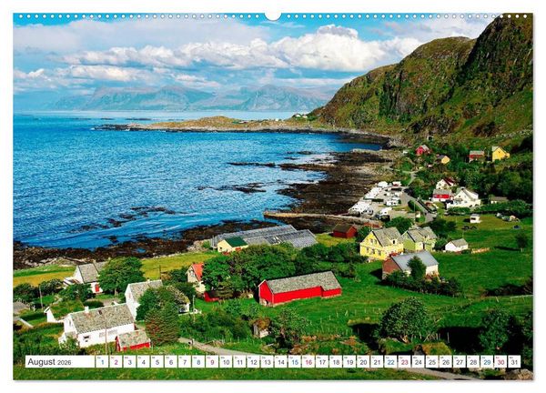 Produktbild: Norwegen PUR (hochwertiger Premium Wandkalender 2026 DIN A2 quer), Kunstdruck in Hochglanz
