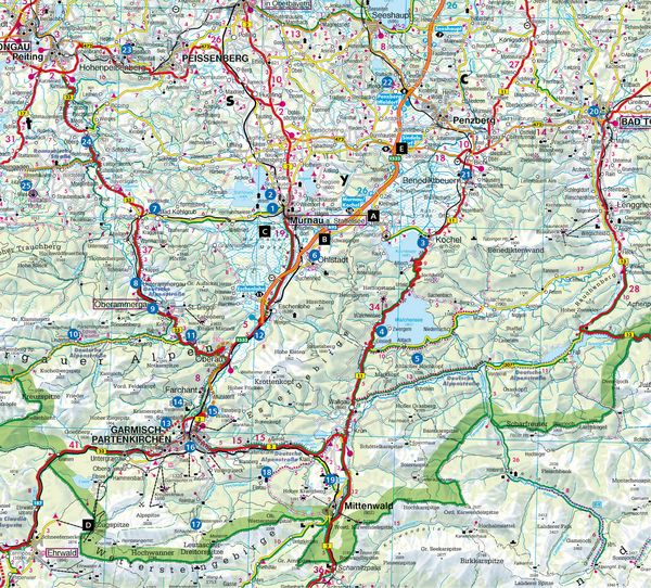 Produktbild: ROTHER Wanderbuch Kulturwandern Blaues Land