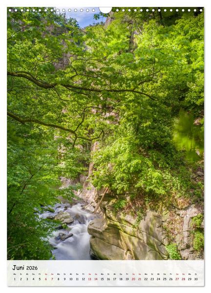 Produktbild: Das Bodetal - Der Grand Canyon des Ostens (Wandkalender 2026 DIN A3 hoch), CALVENDO Monatskalender