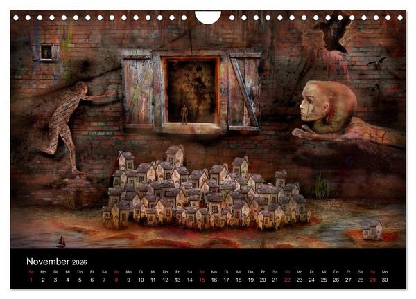 Produktbild: Moderner Surrealismus (Wandkalender 2026 DIN A4 quer), CALVENDO Monatskalender