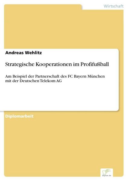 Produktbild: Strategische Kooperationen im Profifu&szlig;ball