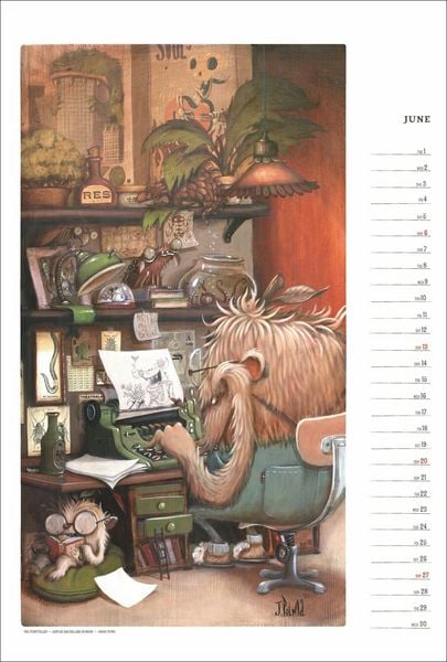 Produktbild: Zozoville Kalendarium 2027 - The Art of Mateo Dineen & Johan Potma