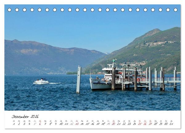 Produktbild: Motive rund um den See Lago Maggiore (Tischkalender 2026 DIN A5 quer), CALVENDO Monatskalender