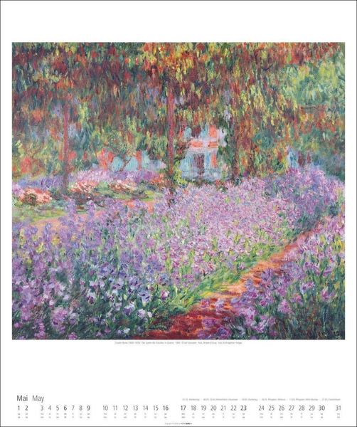 Produktbild: Claude Monet Im Garten Kalender 2027 - Im Garten