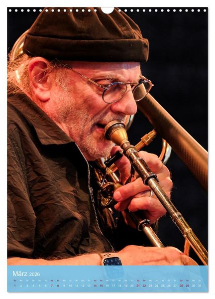 Produktbild: Jazz - Zwischen den T&ouml;nen (Wandkalender 2026 DIN A3 hoch), CALVENDO Monatskalender