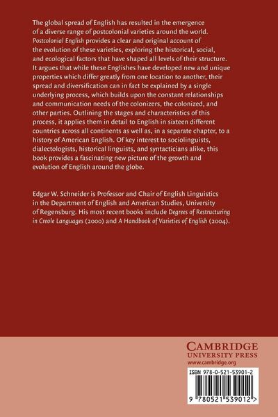 Produktbild: Postcolonial English