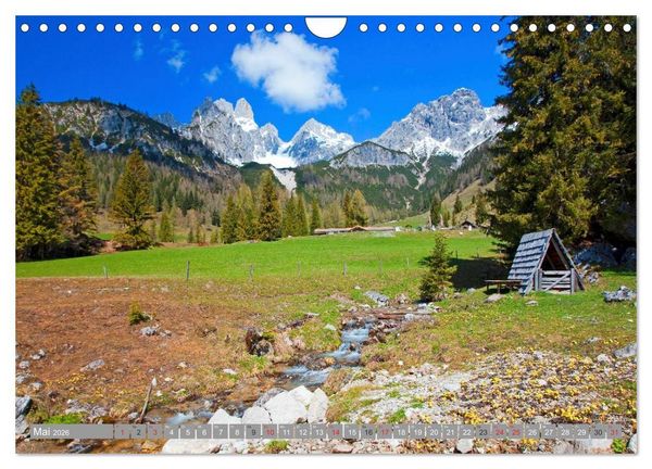 Produktbild: Die Bischofsm&uuml;tze im sch&ouml;nen Salzburger Land (Wandkalender 2026 DIN A4 quer), CALVENDO Monatskalender
