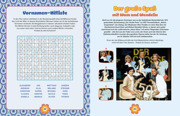 Produktbild: Die 70er R&auml;tselbuch