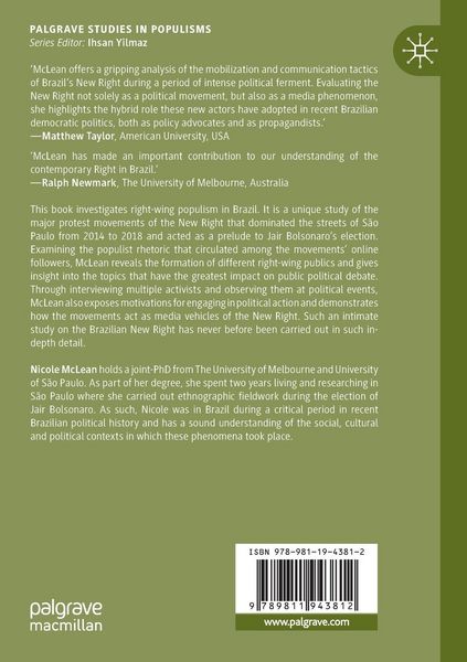 Produktbild: Protest Movements as Media Vehicles of the Brazilian New Right